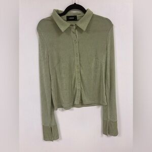 Cider Sage Button-Down Shirt